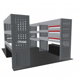 NEW MR4 Modular Racking - Drawer & Shelf - MR023-DS NEW MR4 Modular Racking - Drawer & Shelf - MR023-DS