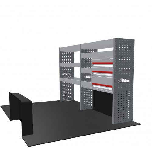 NEW MR4 Modular Racking - Drawer & Shelf - MR201-DS