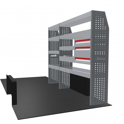 NEW MR4 Modular Racking - Drawer & Shelf - MR241-DS