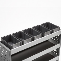 Shelf Storage Linbins with Front Viewing Window for Rhino MR4 - 5 Pack Shelf Storage Linbins with Front Viewing Window for Rhino MR4 - 5 Pack