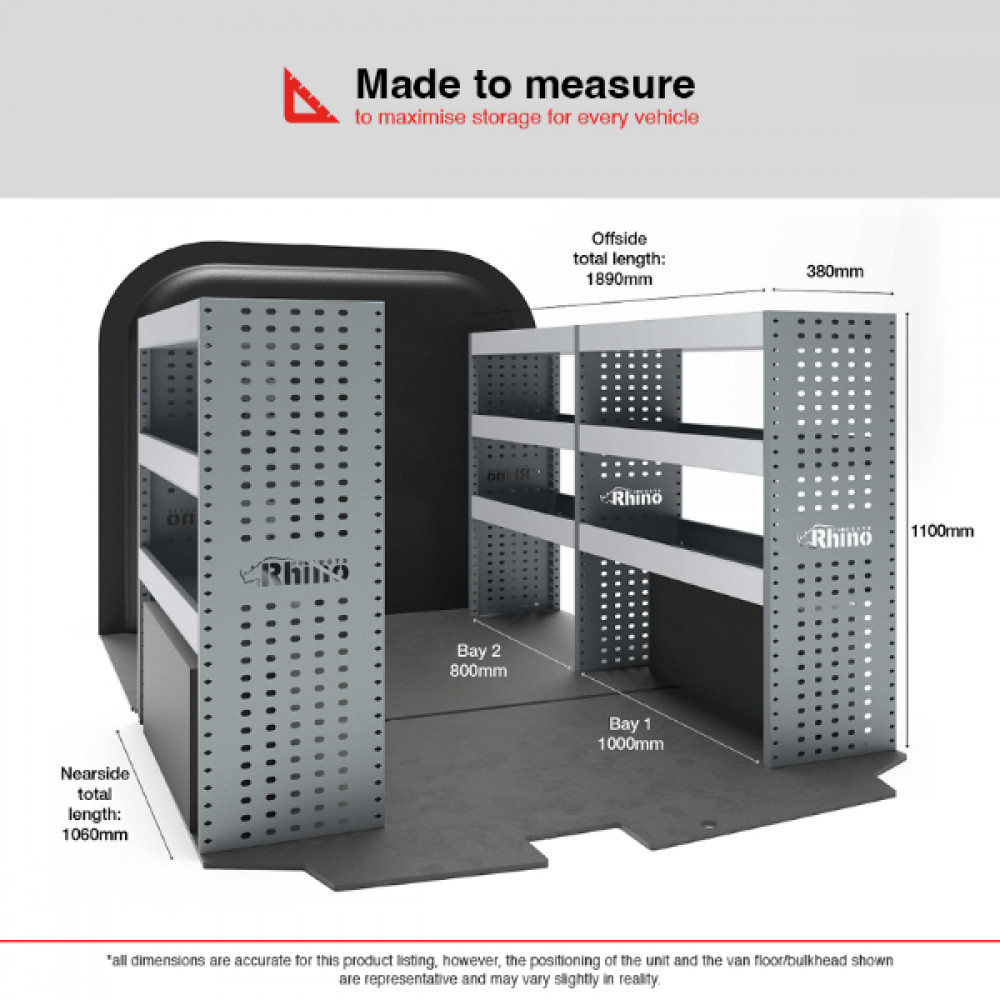 NEW MR4 Modular Racking - Drawer & Shelf - MR017-DS