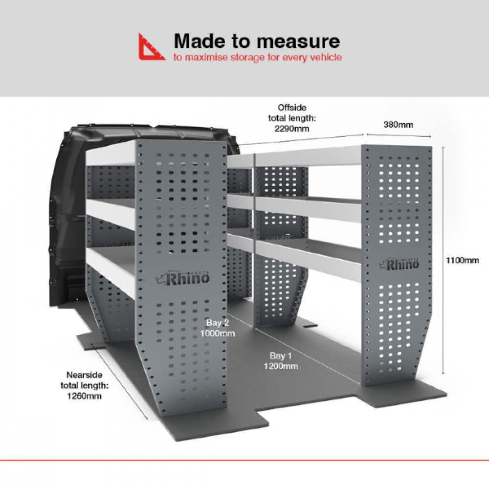 NEW MR4 Modular Racking - Drawer & Shelf - MR041-DS