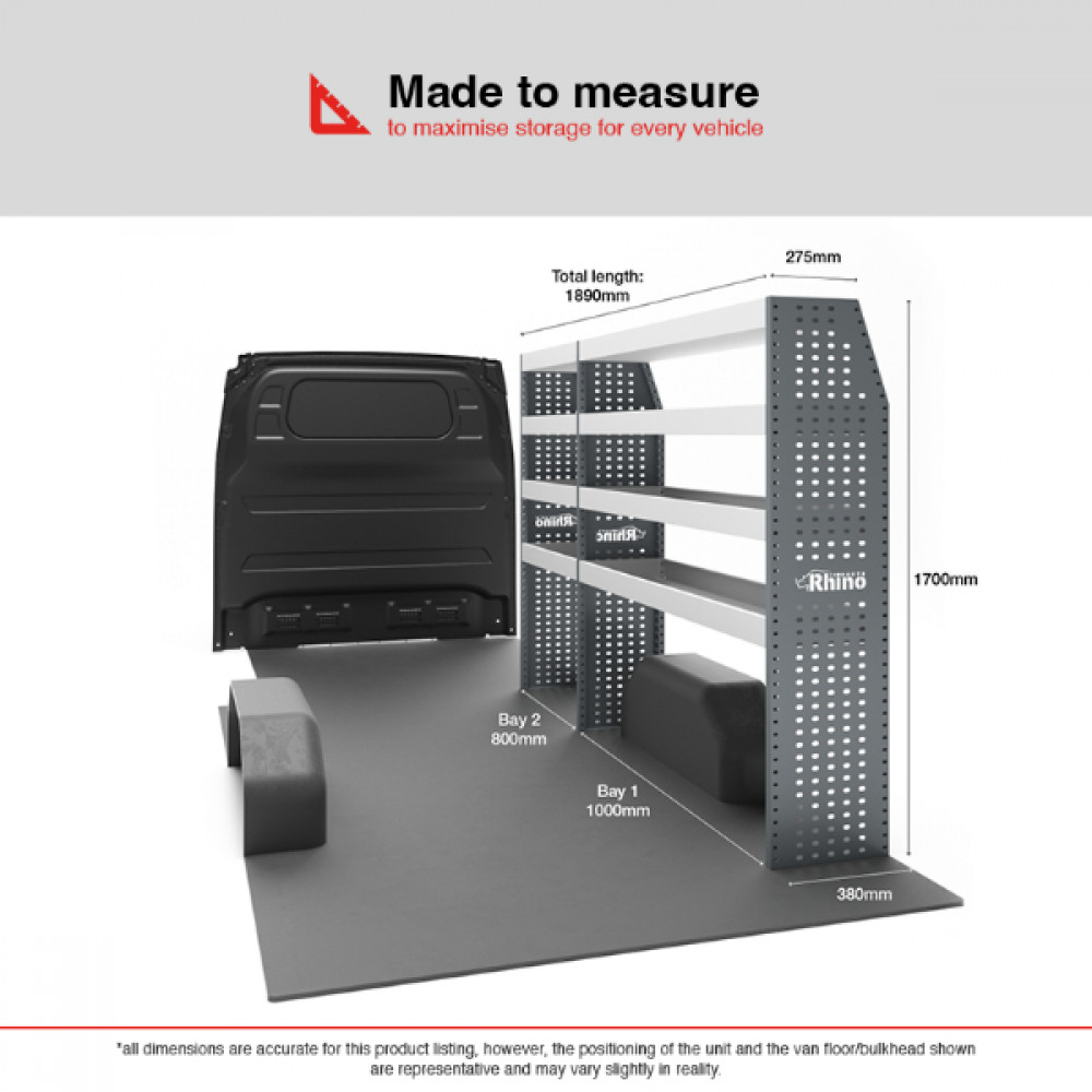 NEW MR4 Modular Racking - Drawer & Shelf - MR073-DS