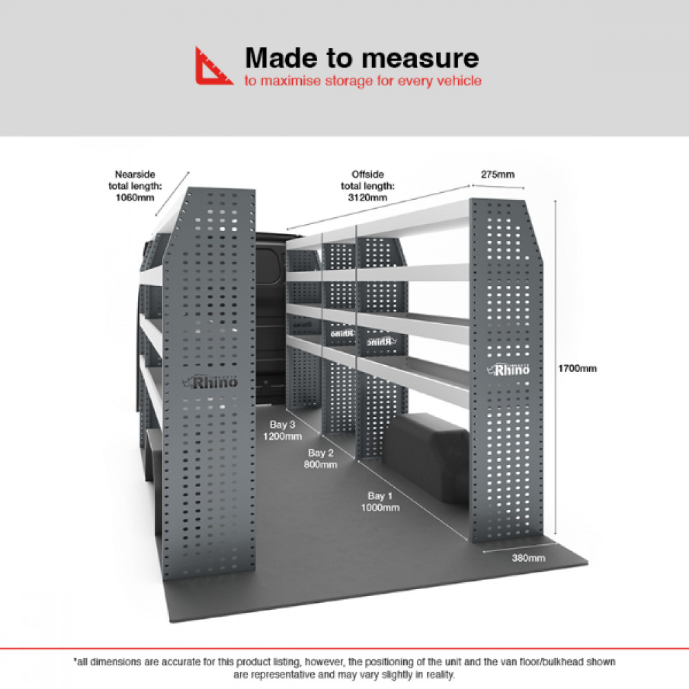 NEW MR4 Modular Racking - Drawer & Shelf - MR077-DS
