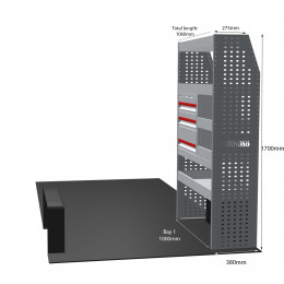 NEW MR4 Modular Racking - Drawer & Shelf - MR355-DS