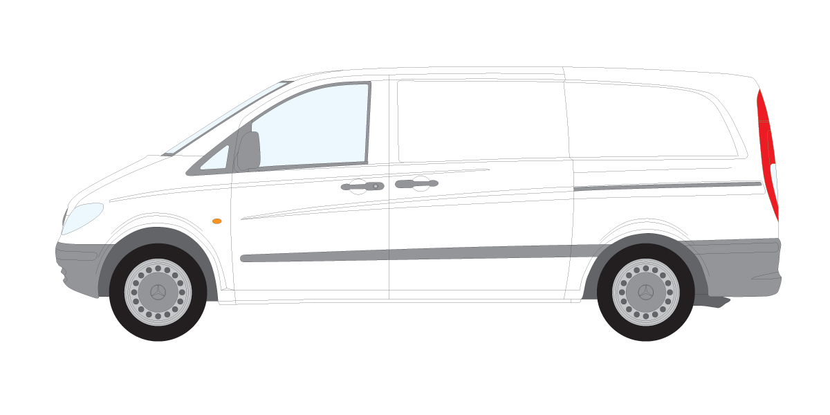 Vito LWB 2015 on Tailgate Photo