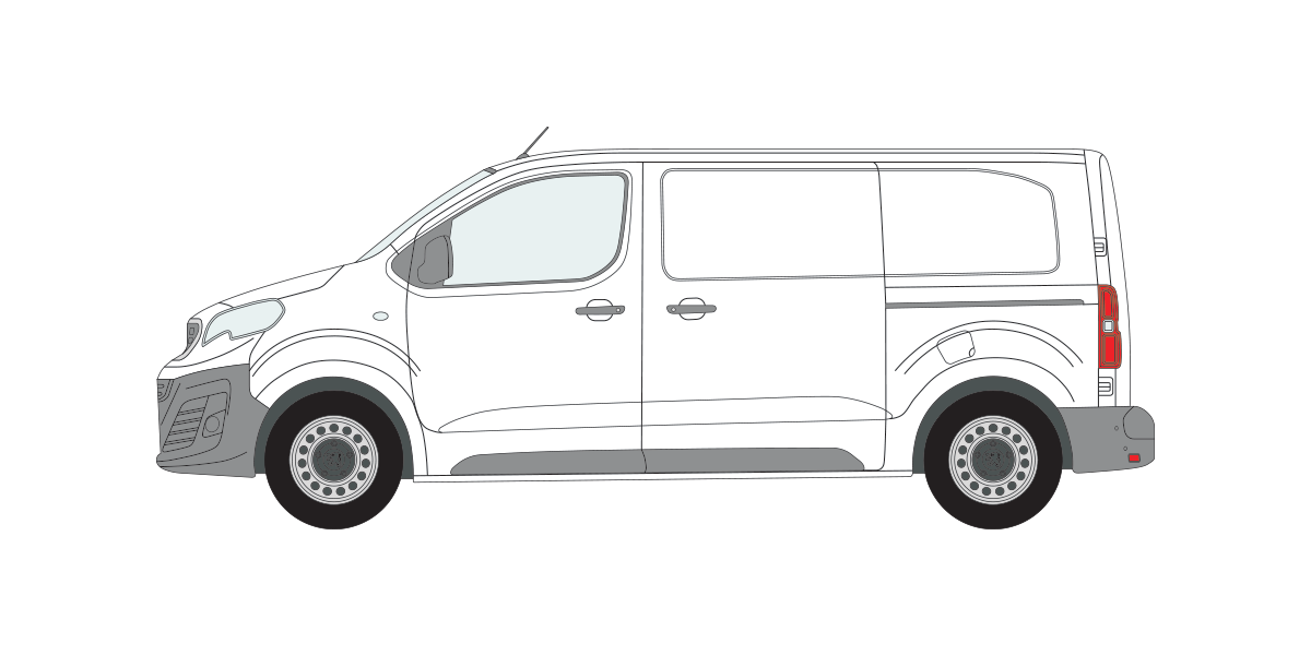 MWB L2 Standard Tailgate Door Photo