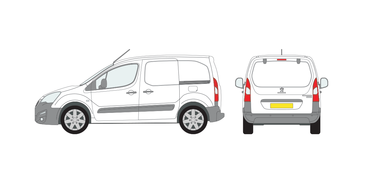 Single Rear Tailgate Door Photo