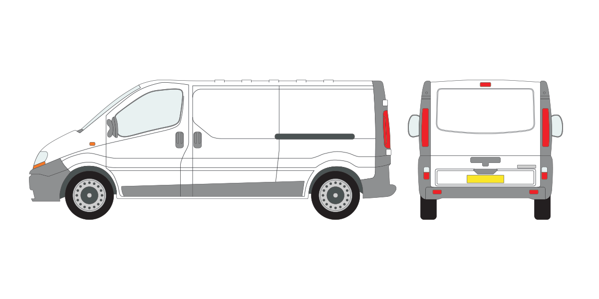 Single Rear Tailgate Door Photo