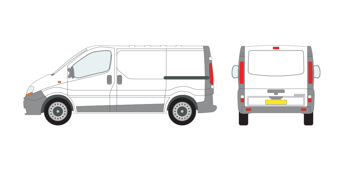 Single Rear Tailgate Door Photo