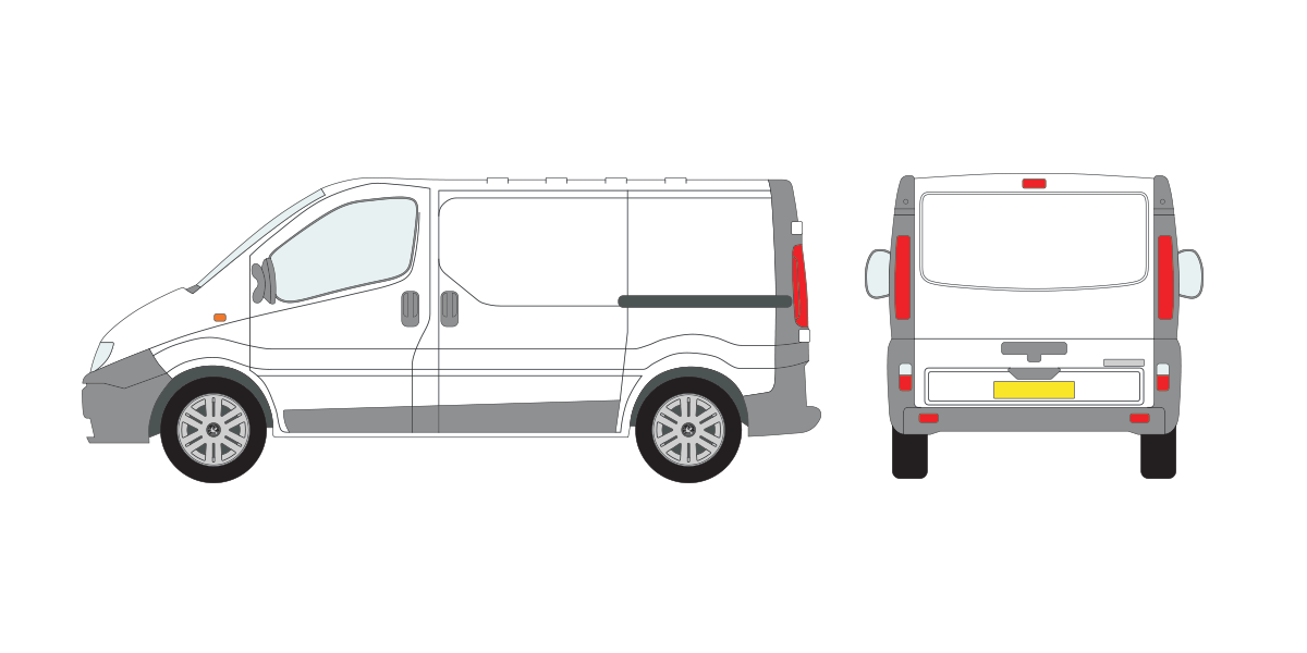 Single Rear Tailgate Door Photo